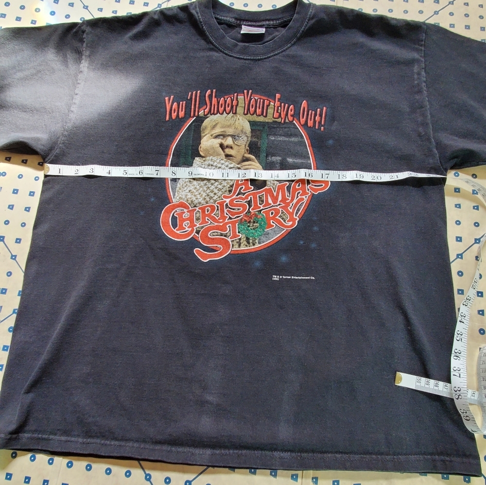 A Christmas Story Black T-Shirt Pre Owned, Size XL - Picture 3 of 16